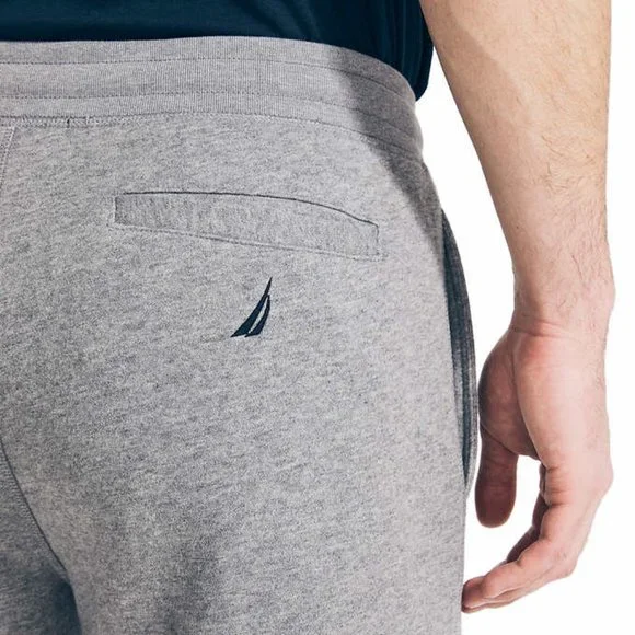 Nautica Mens Gray Fleece Jogger Sweatpants Size L - Picture 3 of 5